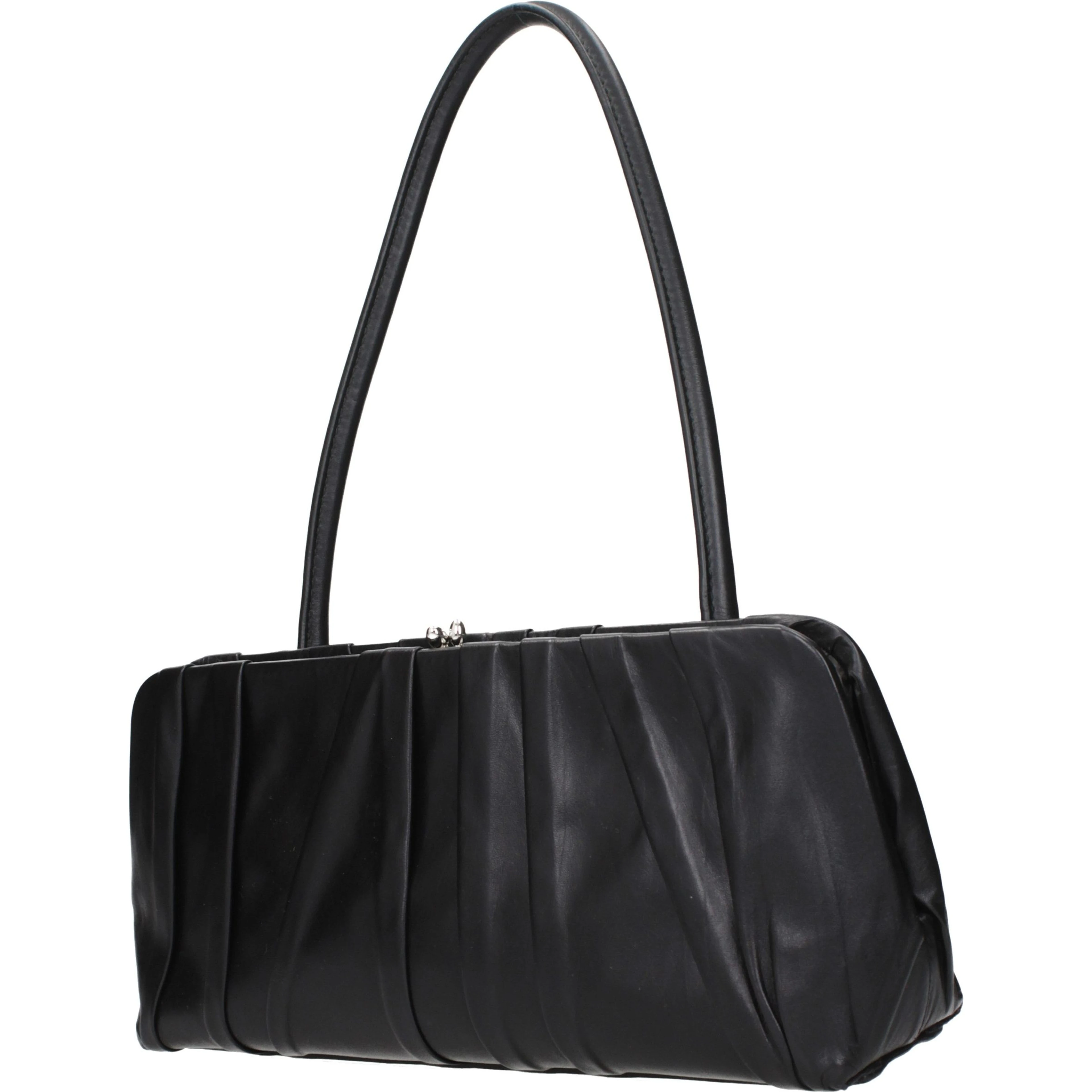 Black Leather Shoulder Bag