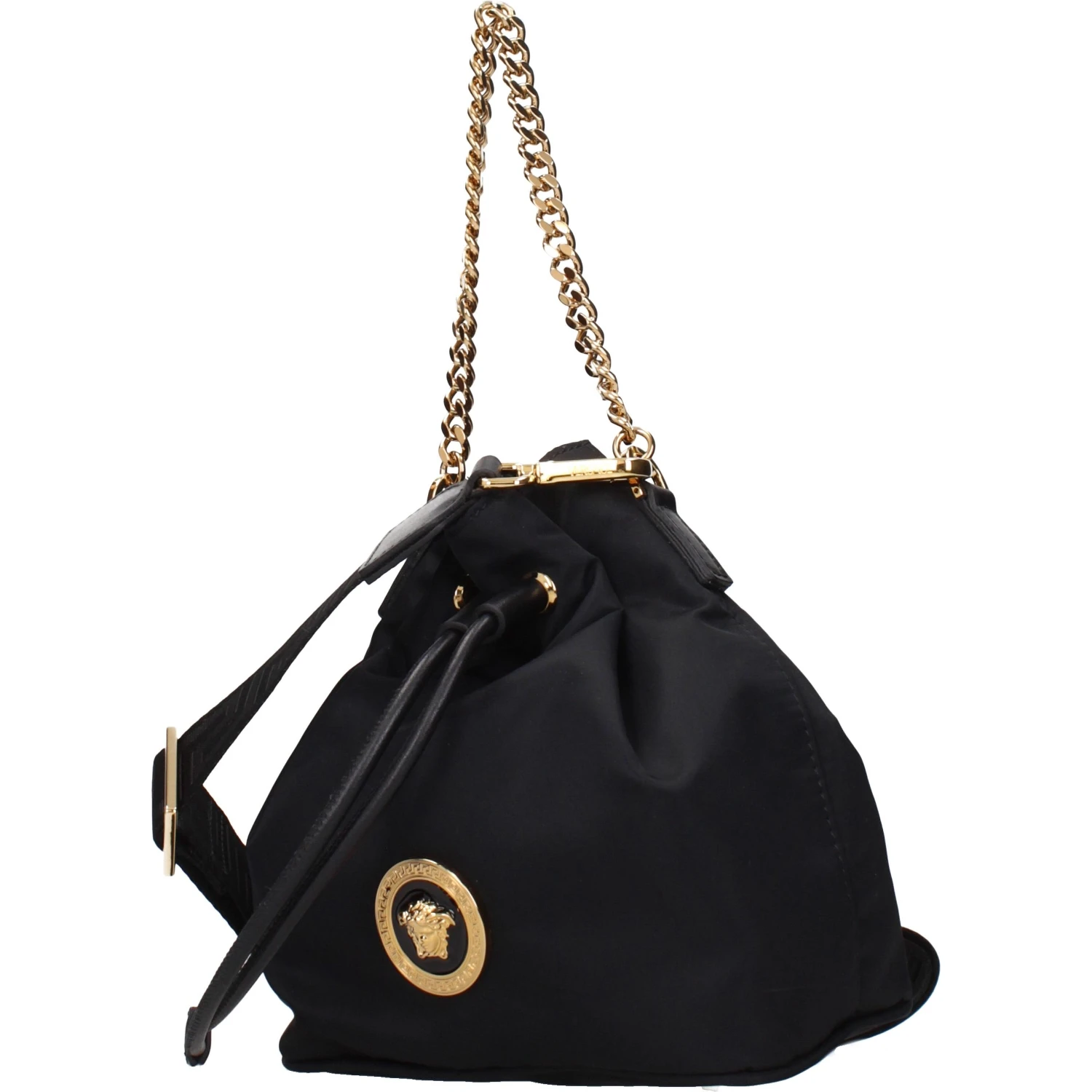Black Fabric Handbag