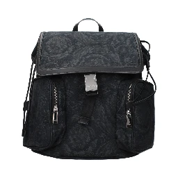 Black Fabric Backpack