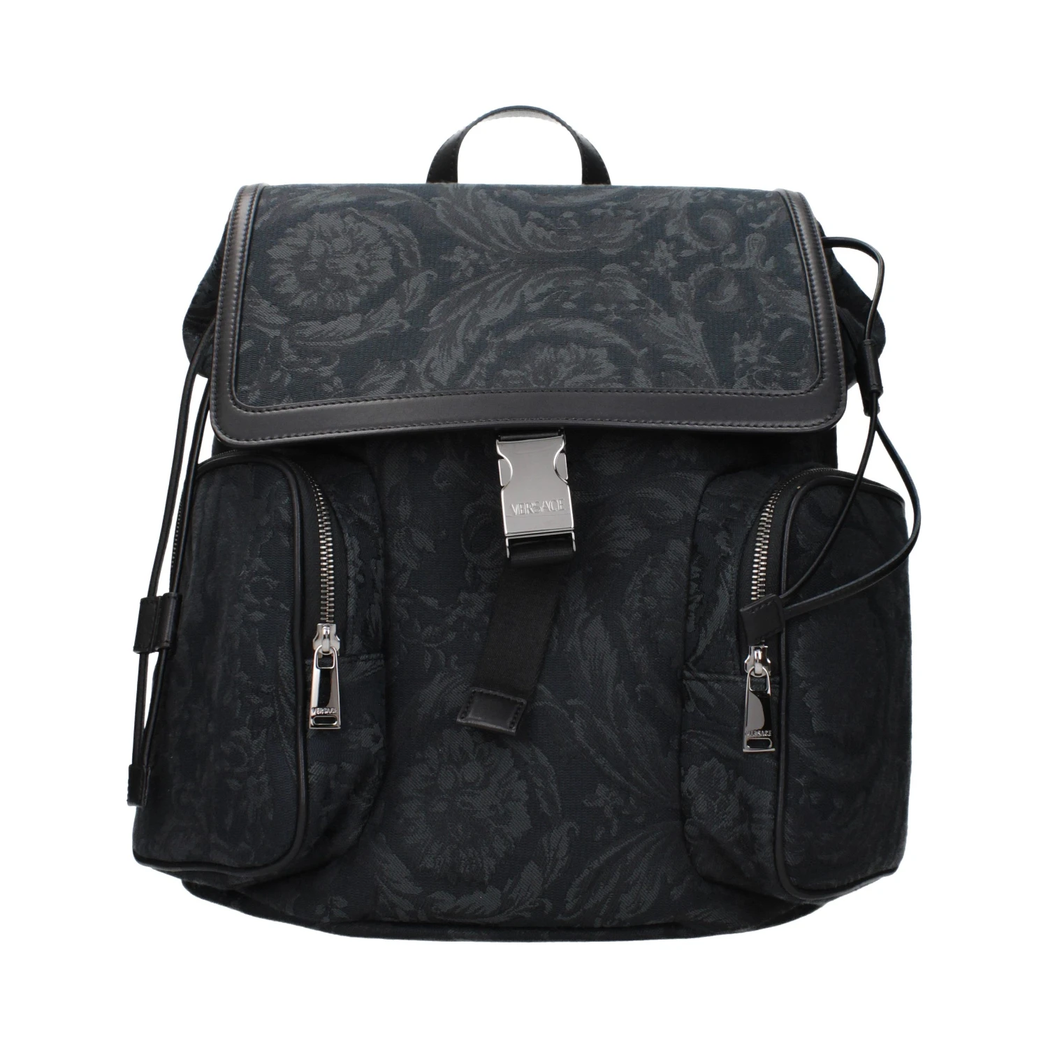 Black Fabric Backpack