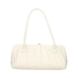 White Leather Shoulder Bag