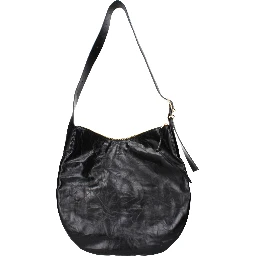 Black Leather Crossbody Bag
