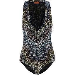 Multicolor Viscose One-Piece Swimsuit