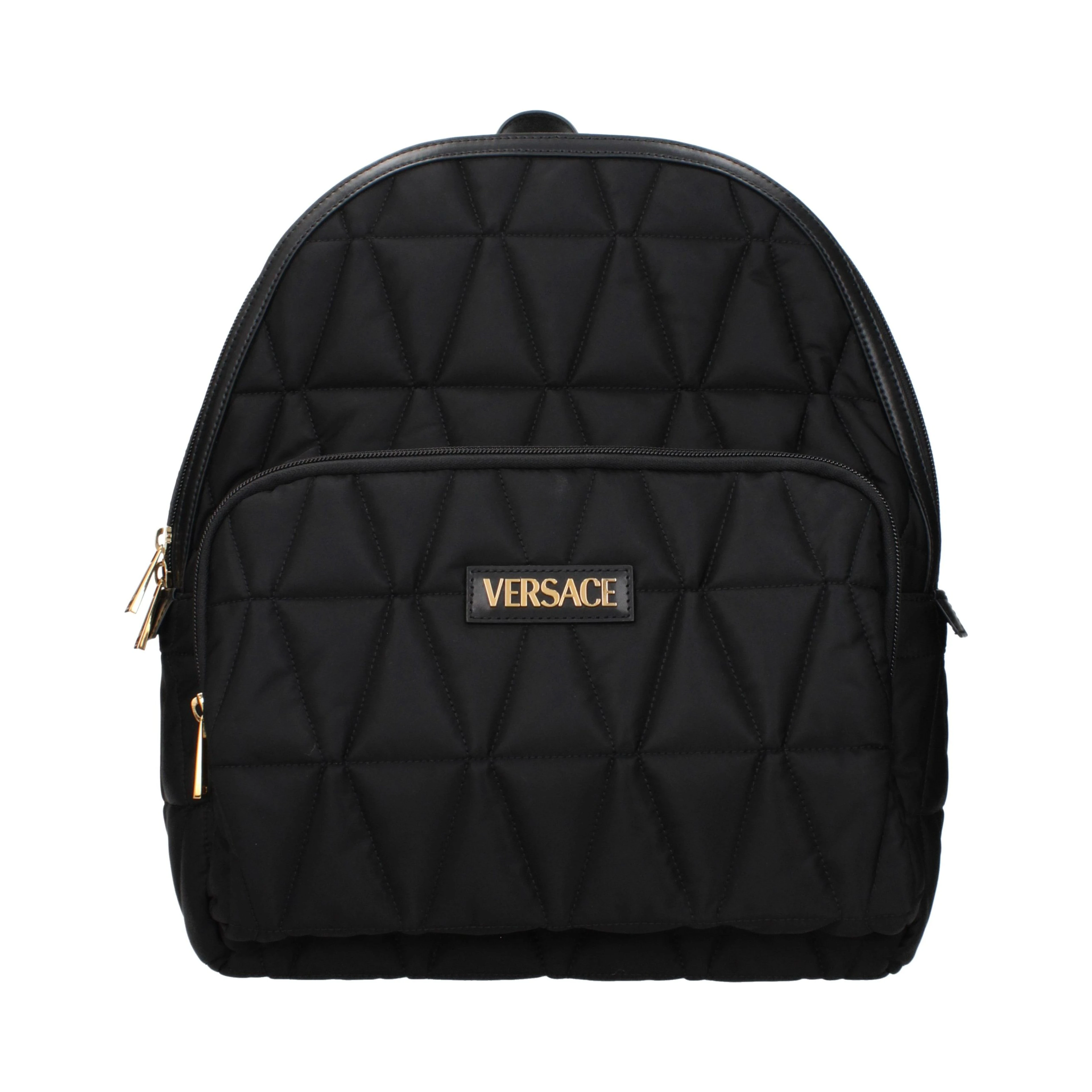 Black Fabric Backpack