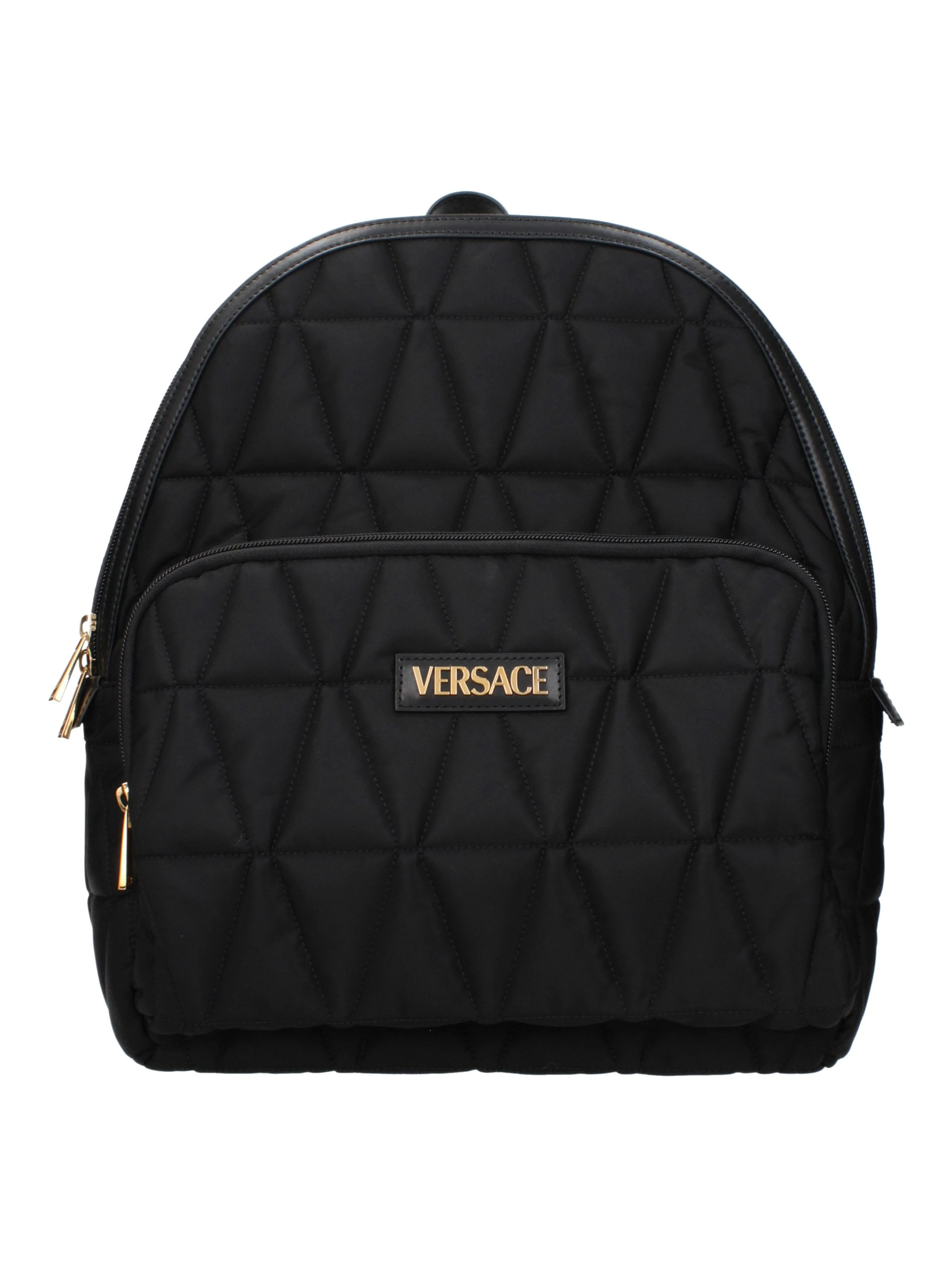 Black Fabric Backpack