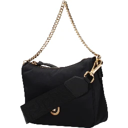 Black Fabric Handbag