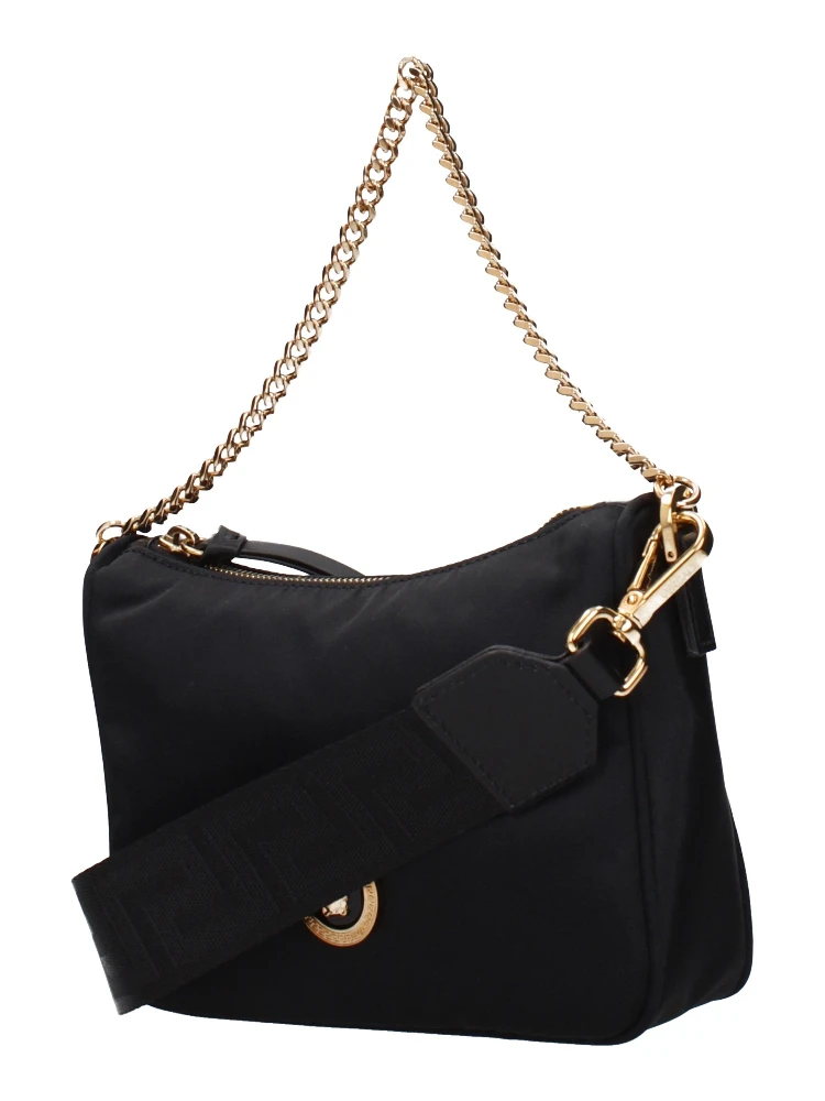 Black Fabric Handbag