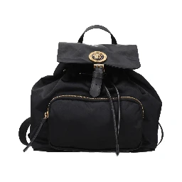 Black Fabric Backpack