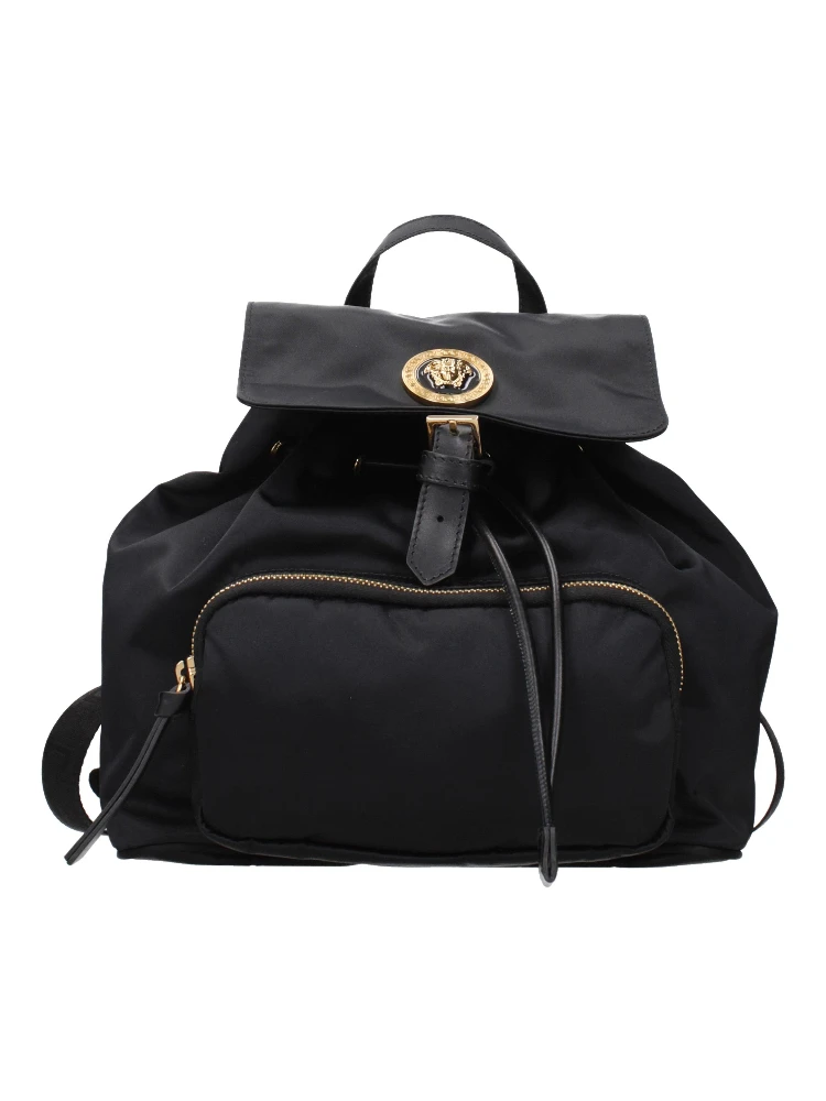 Black Fabric Backpack