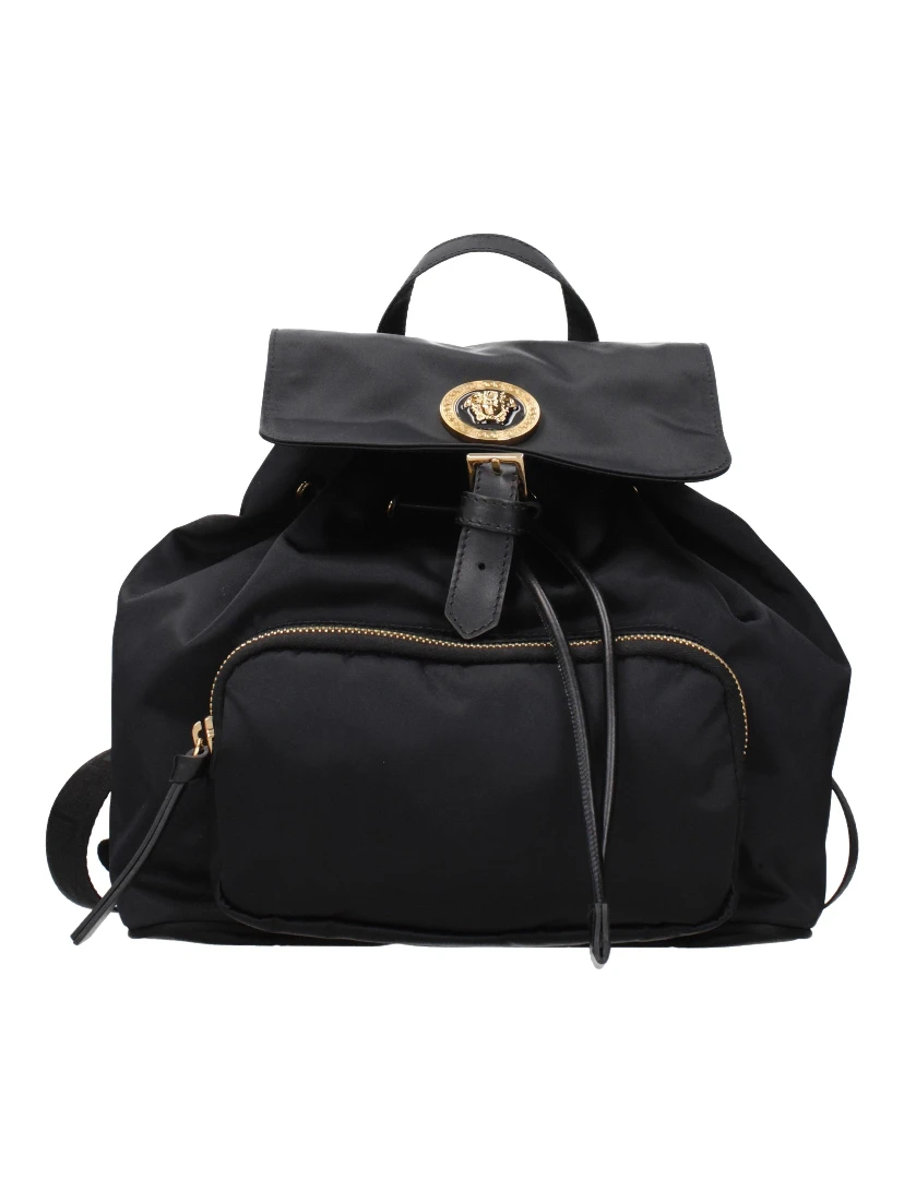 Black Fabric Backpack
