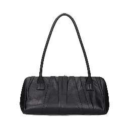 Black Leather Shoulder Bag