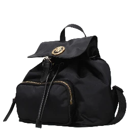 Black Fabric Backpack