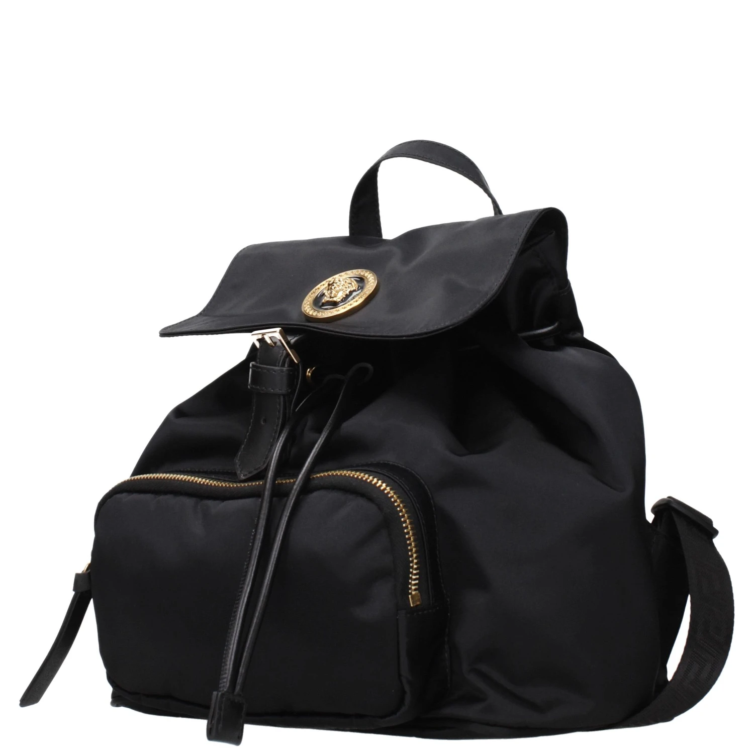 Black Fabric Backpack