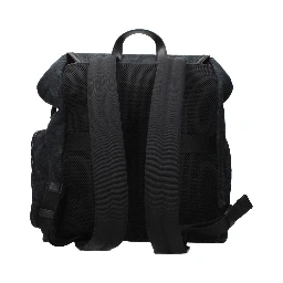 Black Fabric Backpack