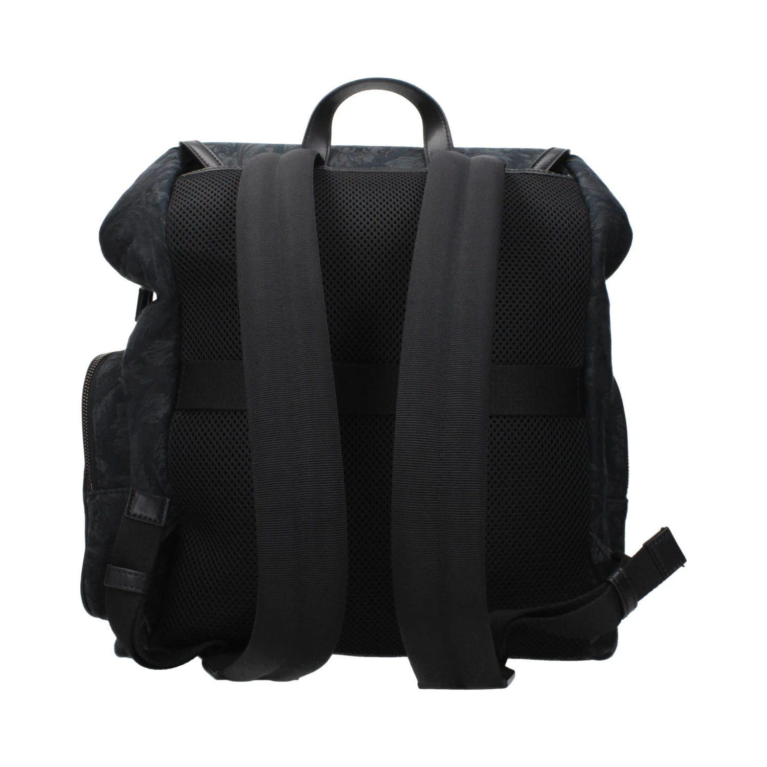 Black Fabric Backpack