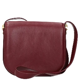 Red Leather Crossbody Bag