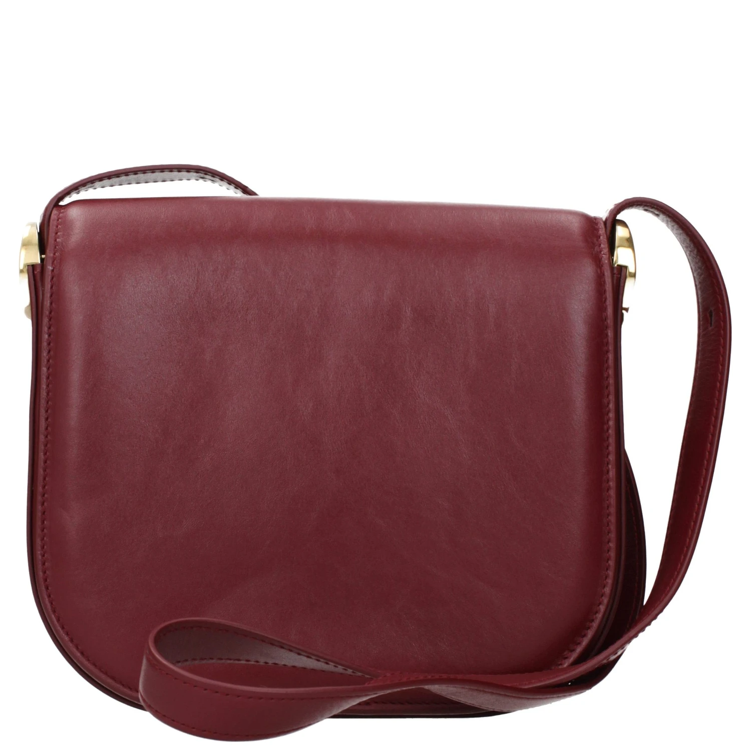 Red Leather Crossbody Bag