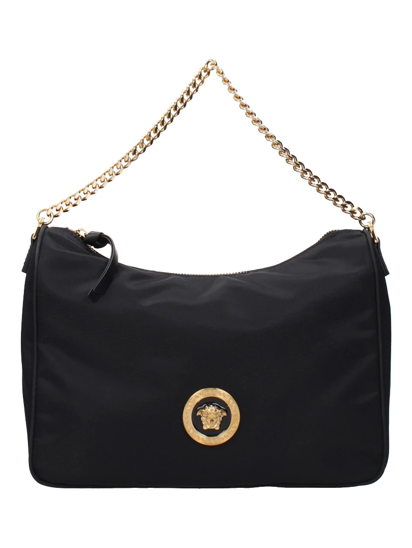 Black Fabric Handbag