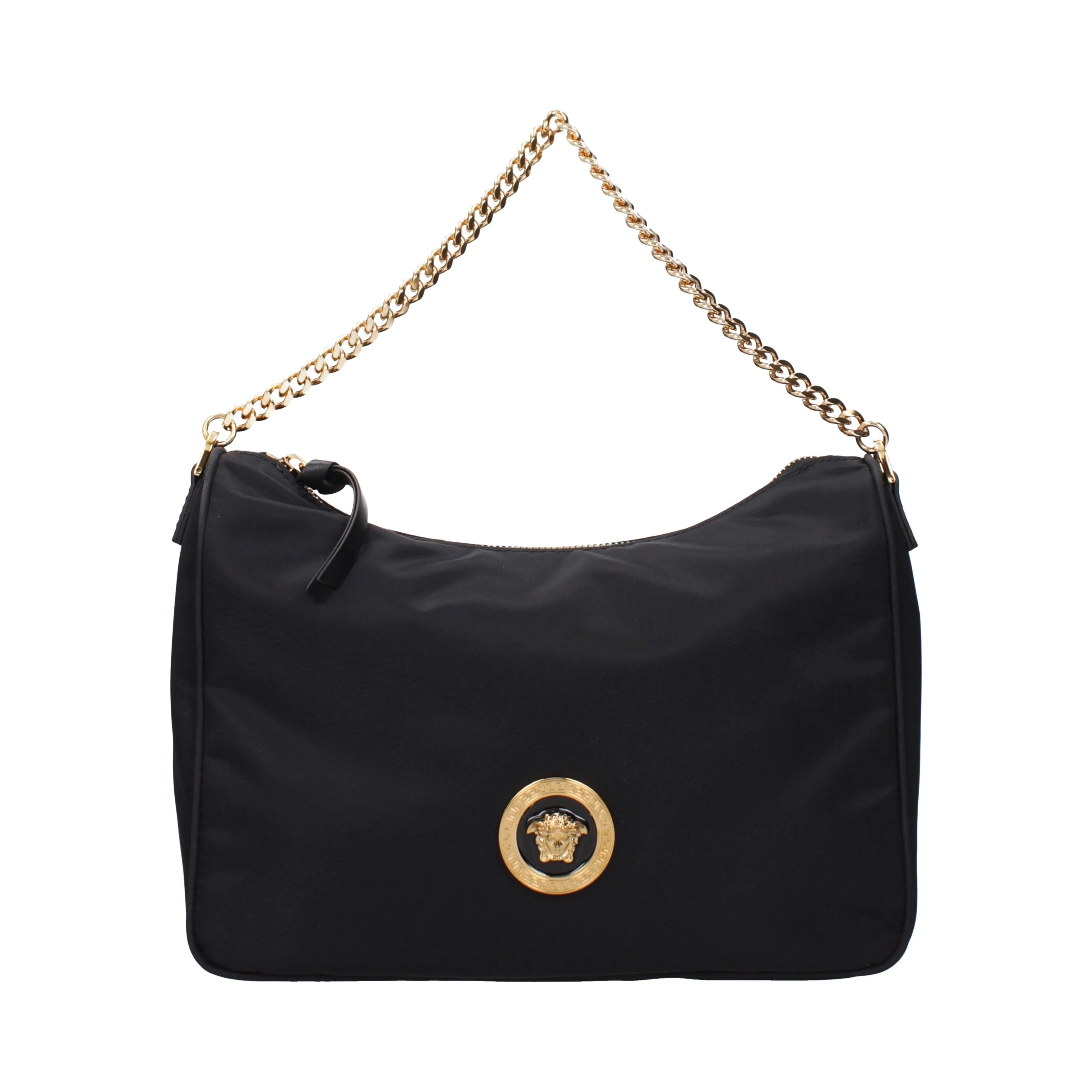 Black Fabric Handbag