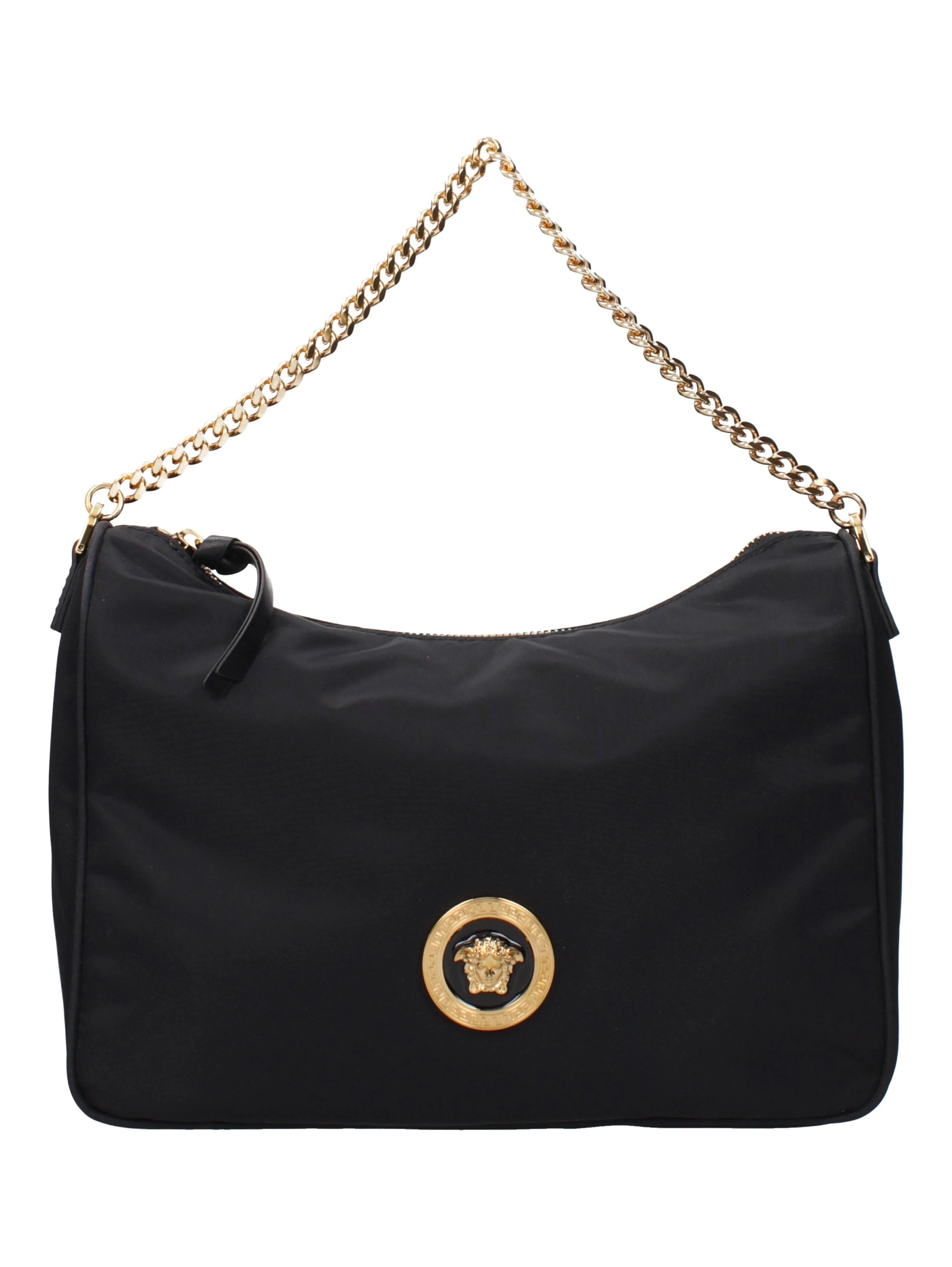 Black Fabric Handbag
