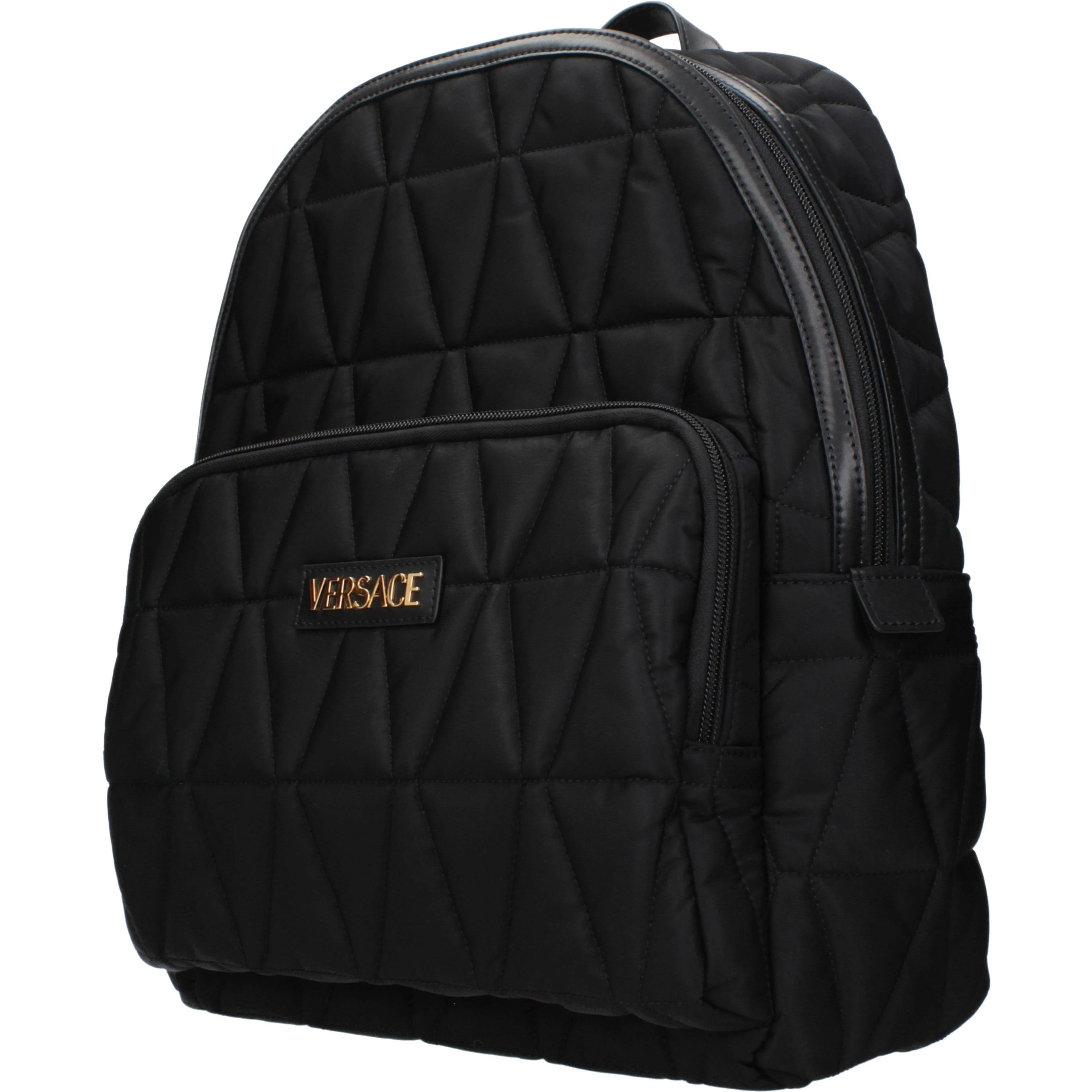 Black Fabric Backpack