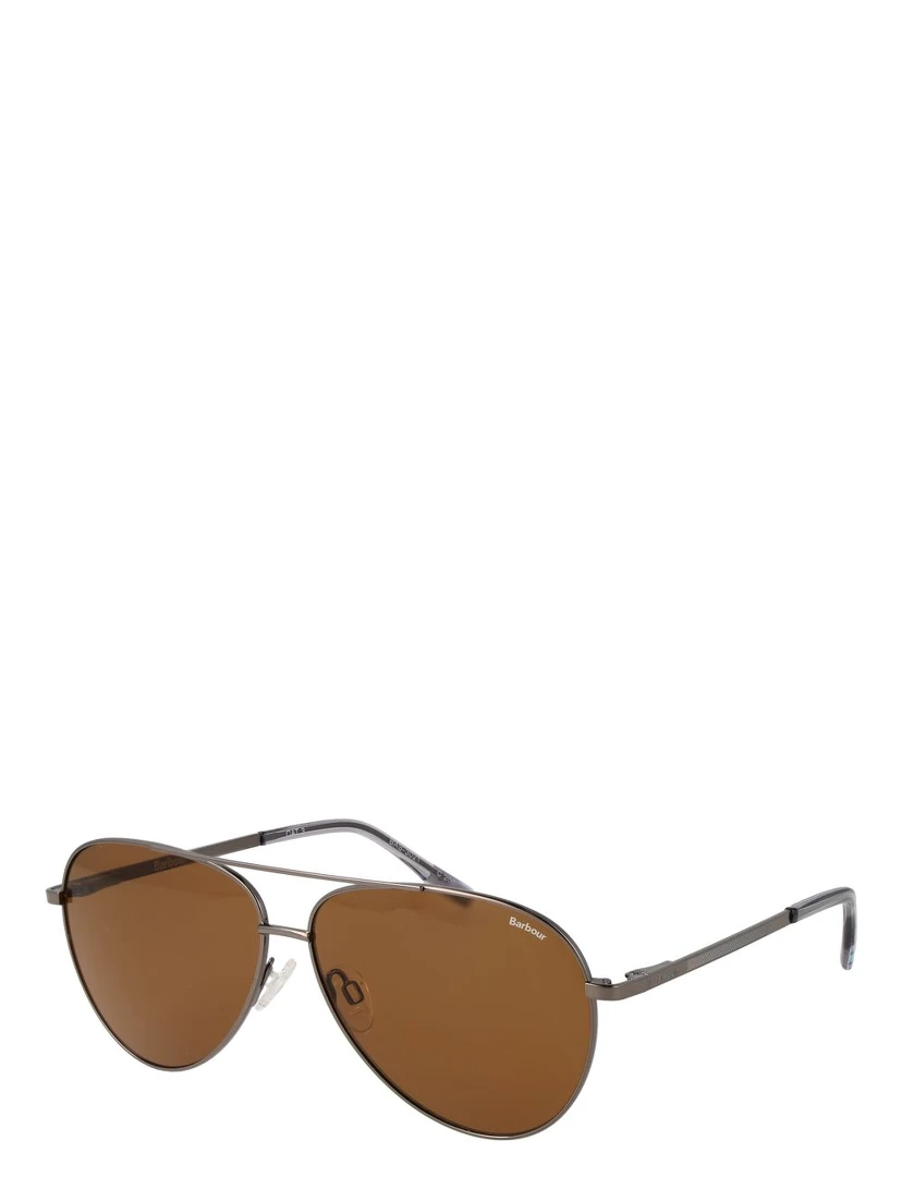 Gray Metal Sunglasses