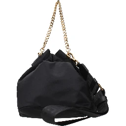 Black Fabric Handbag