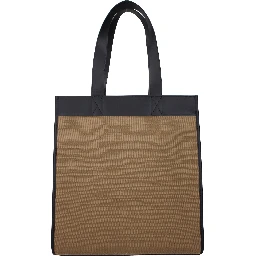 Brown Fabric Shoulder Bag