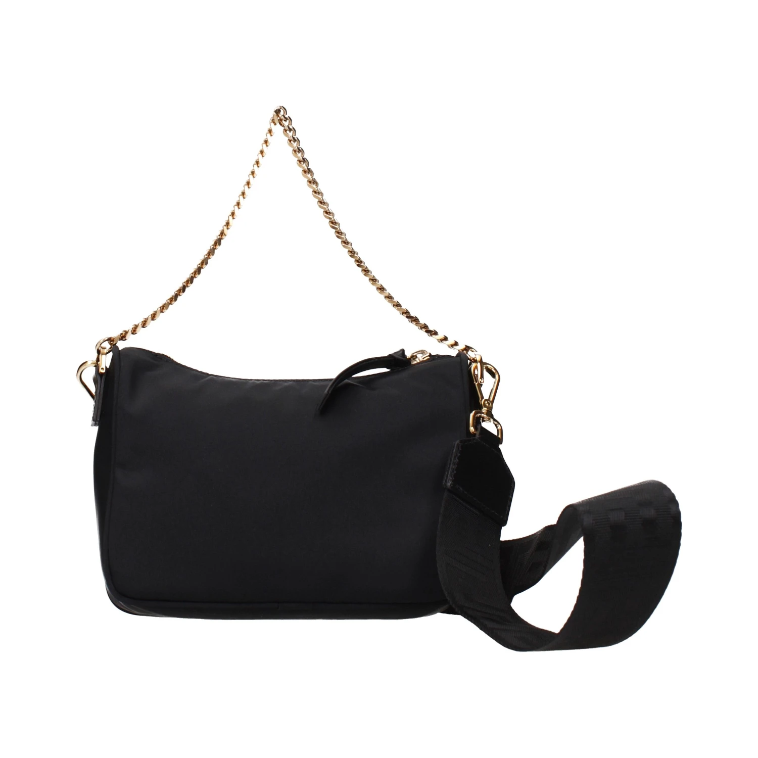 Black Fabric Handbag
