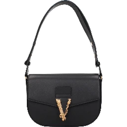 Black Leather Crossbody Bag