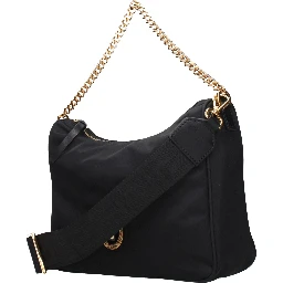 Black Fabric Handbag