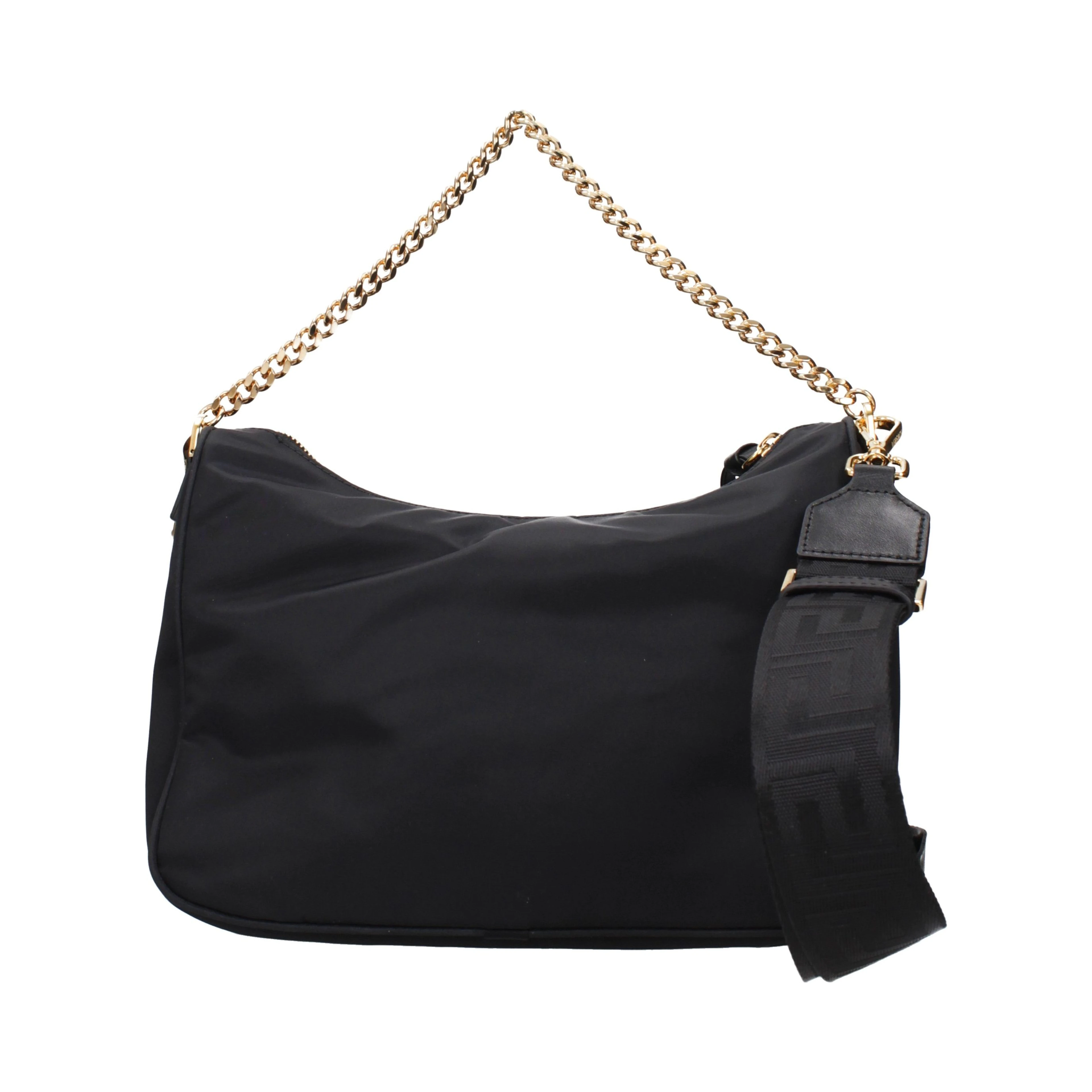 Black Fabric Handbag