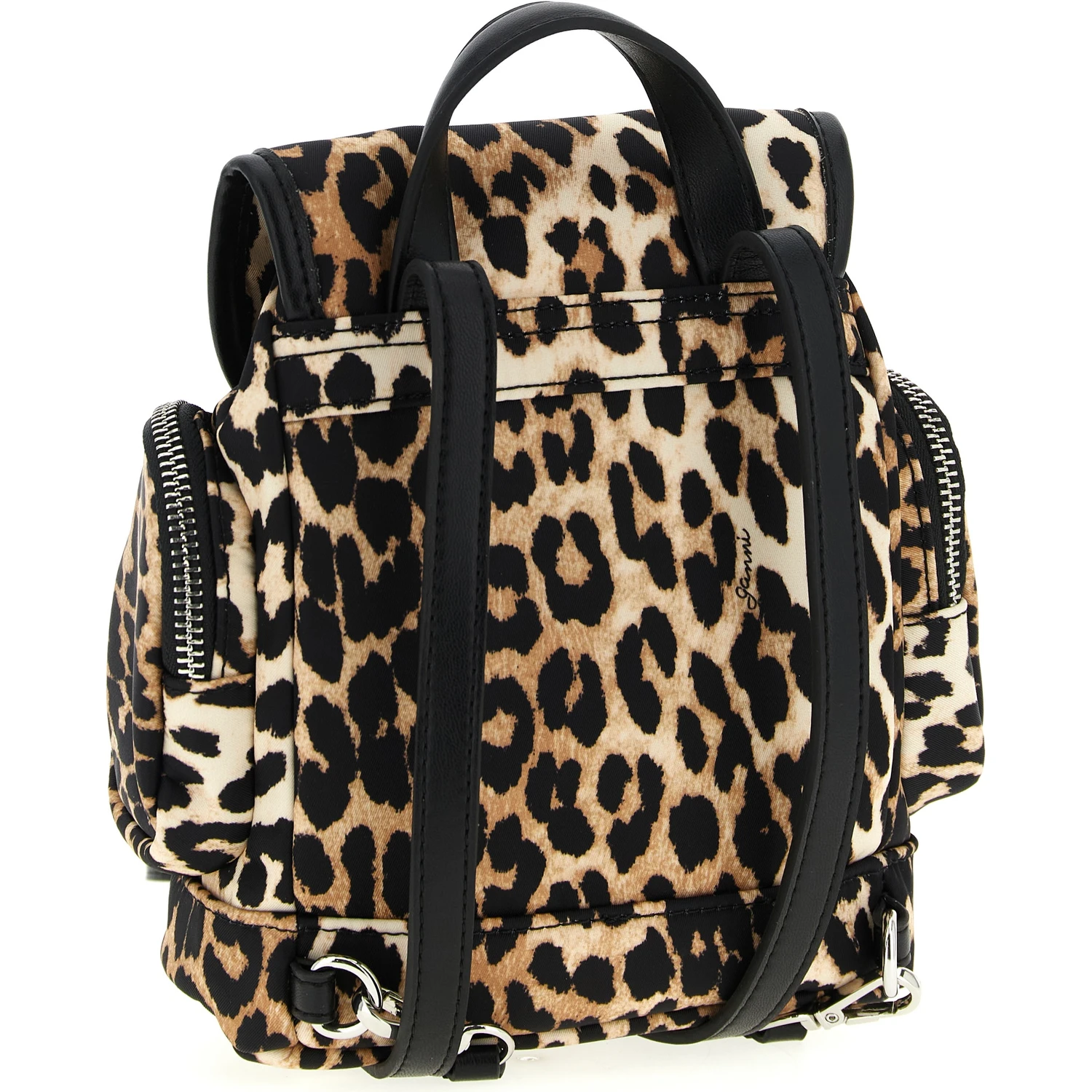 Brown Recycled Polyamide Backpack