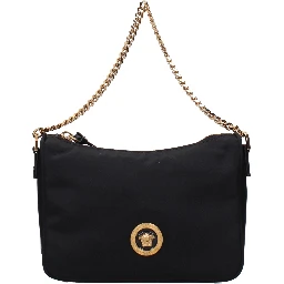 Black Fabric Handbag