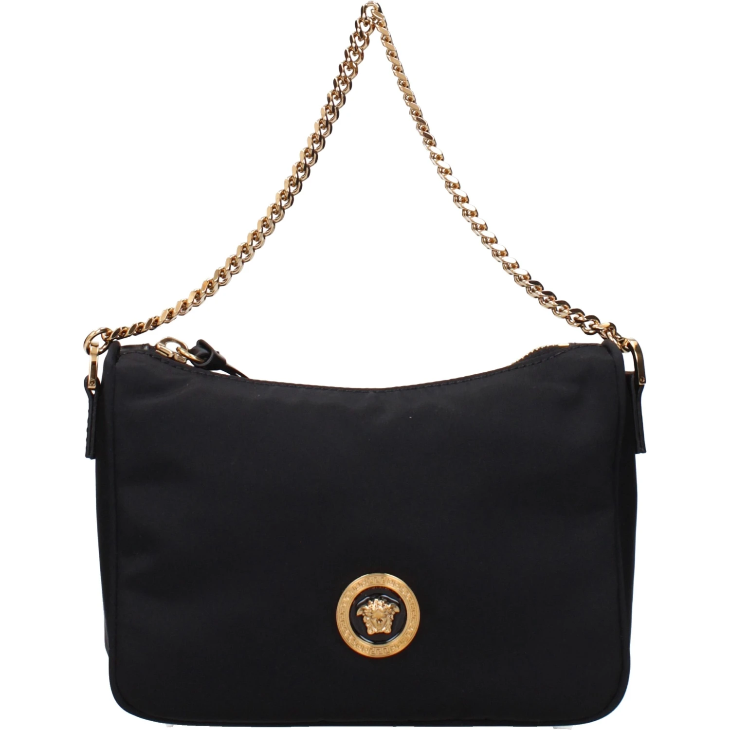 Black Fabric Handbag