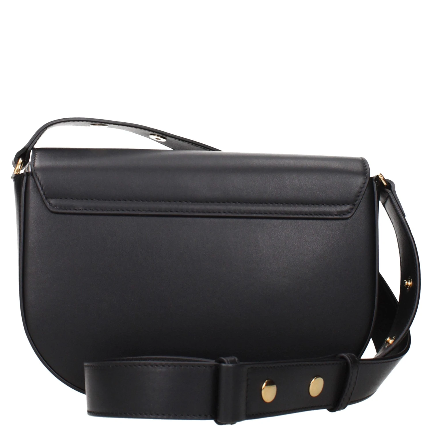 Black Leather Crossbody Bag
