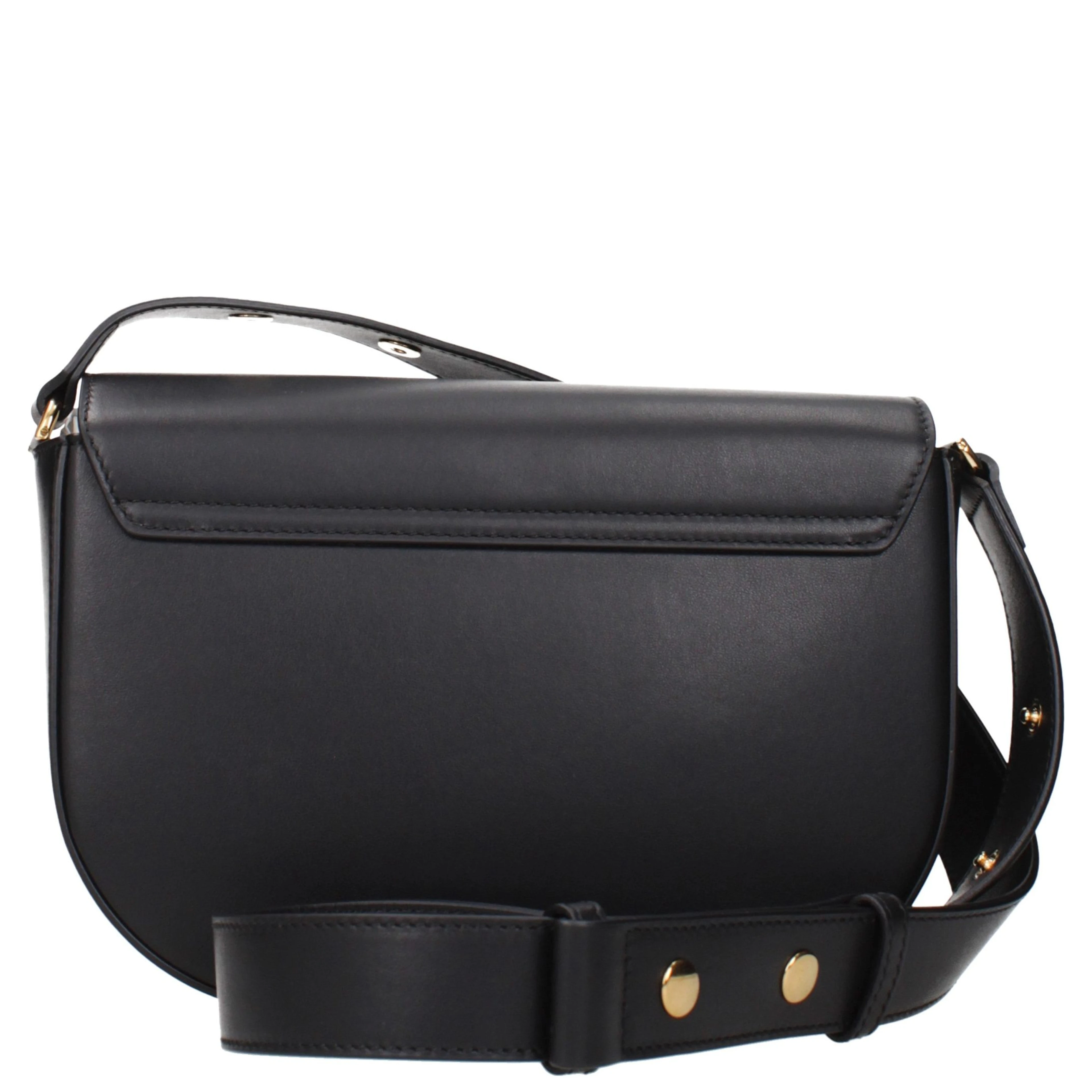 Black Leather Crossbody Bag