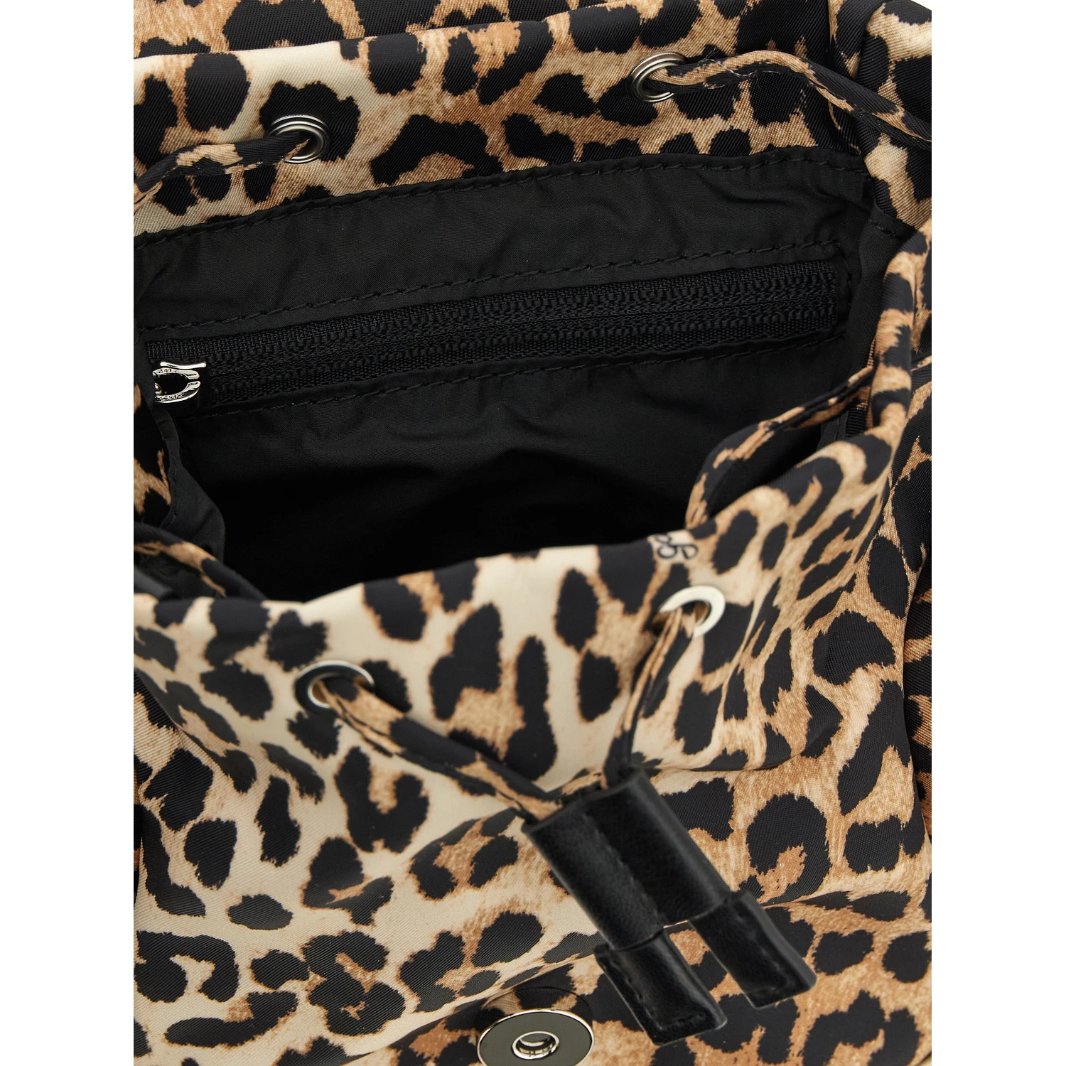 Brown Recycled Polyamide Backpack