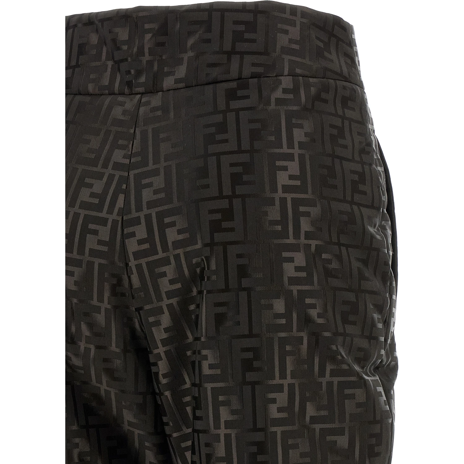 Brown Cotton Athletic Pants