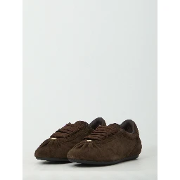 Low-top suede sneakers