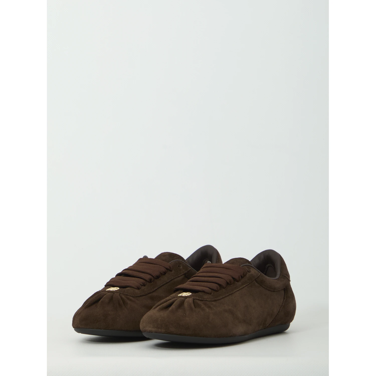 Low-top suede sneakers
