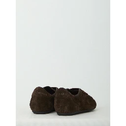 Low-top suede sneakers