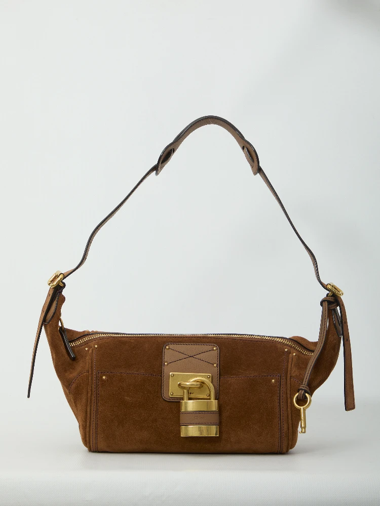 Paddington suede crossbody bag