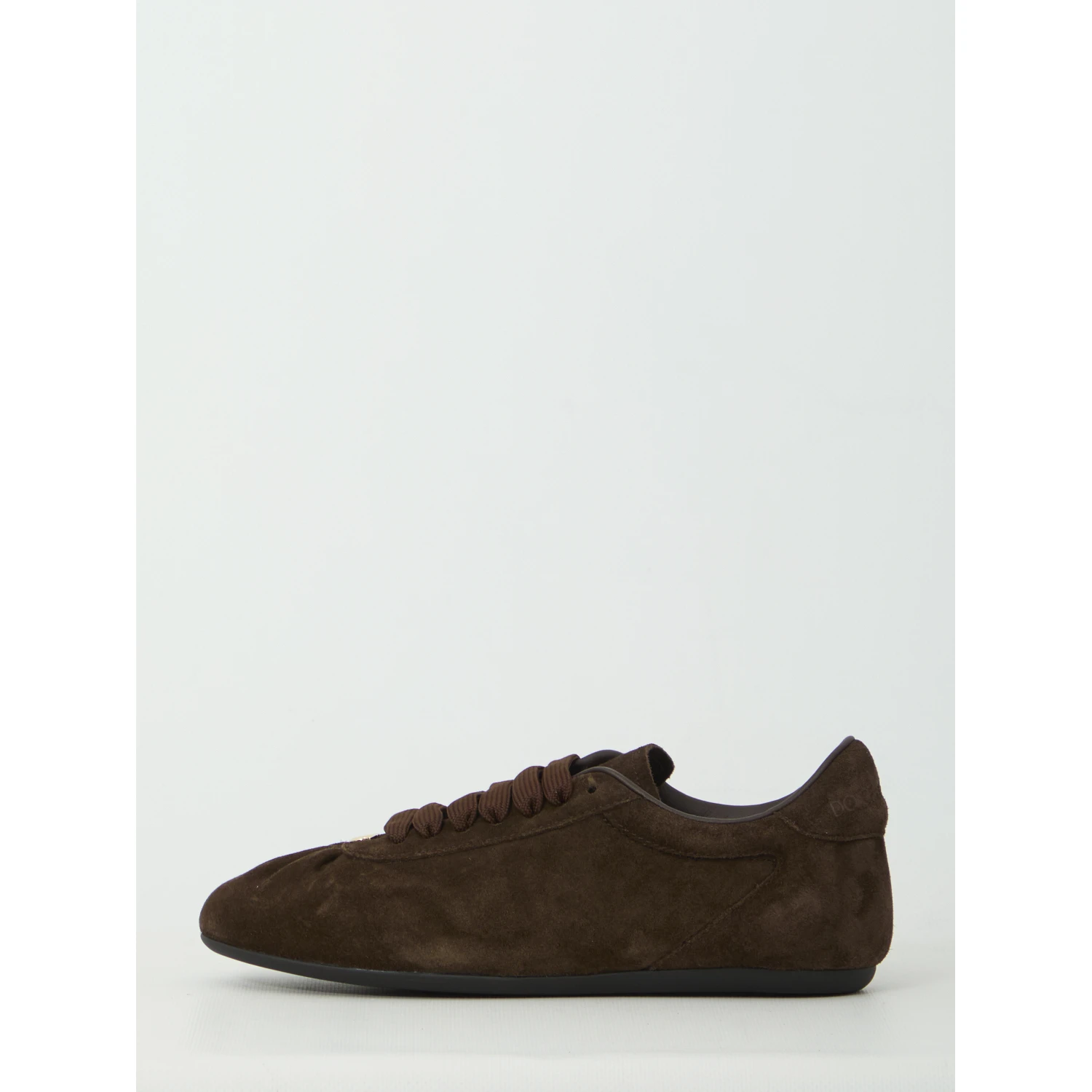 Low-top suede sneakers