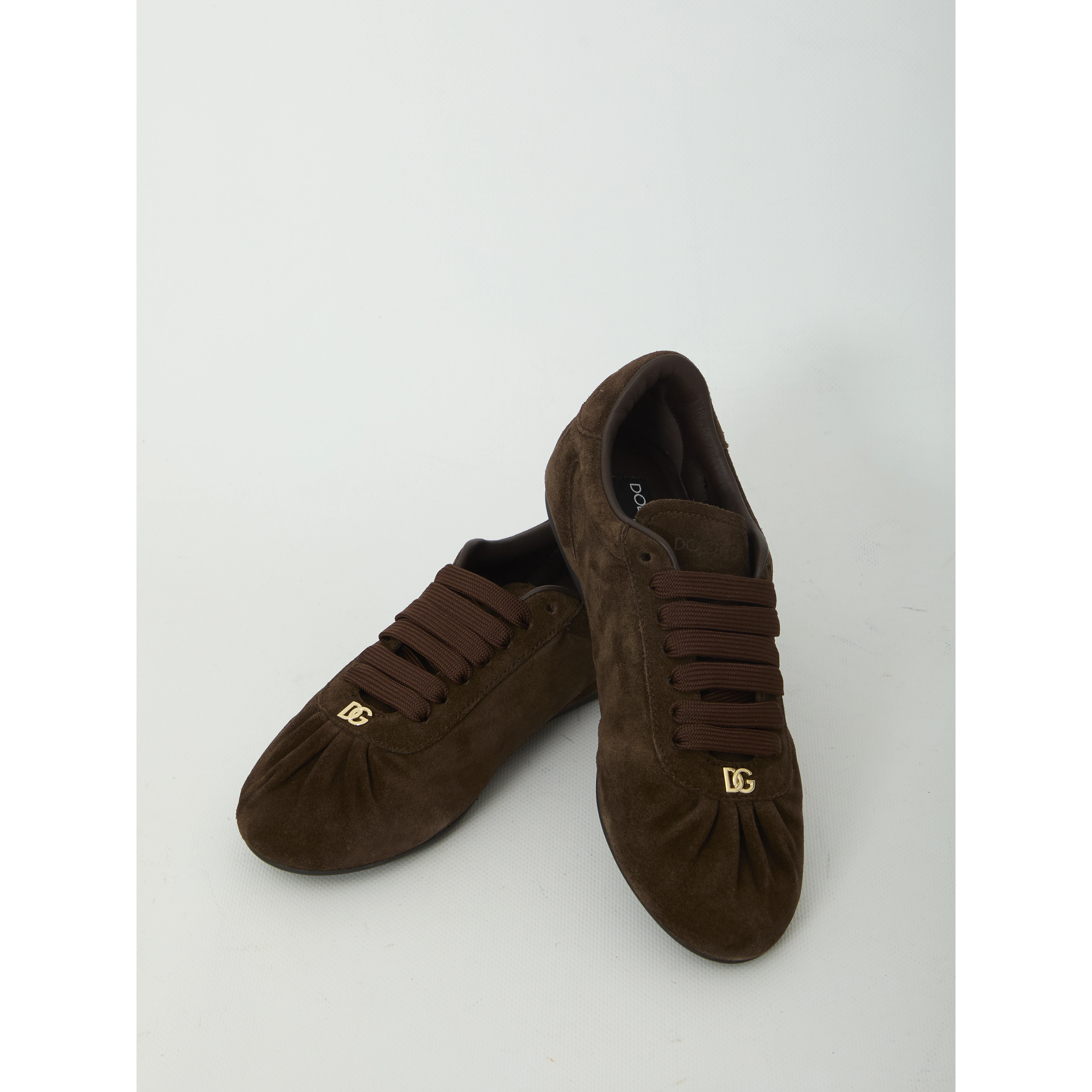 Low-top suede sneakers