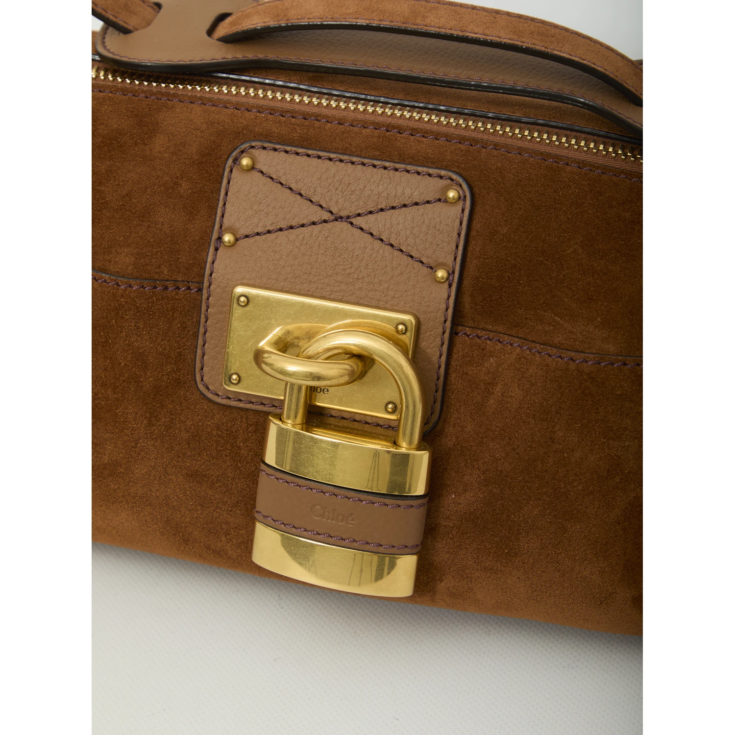 Paddington suede crossbody bag