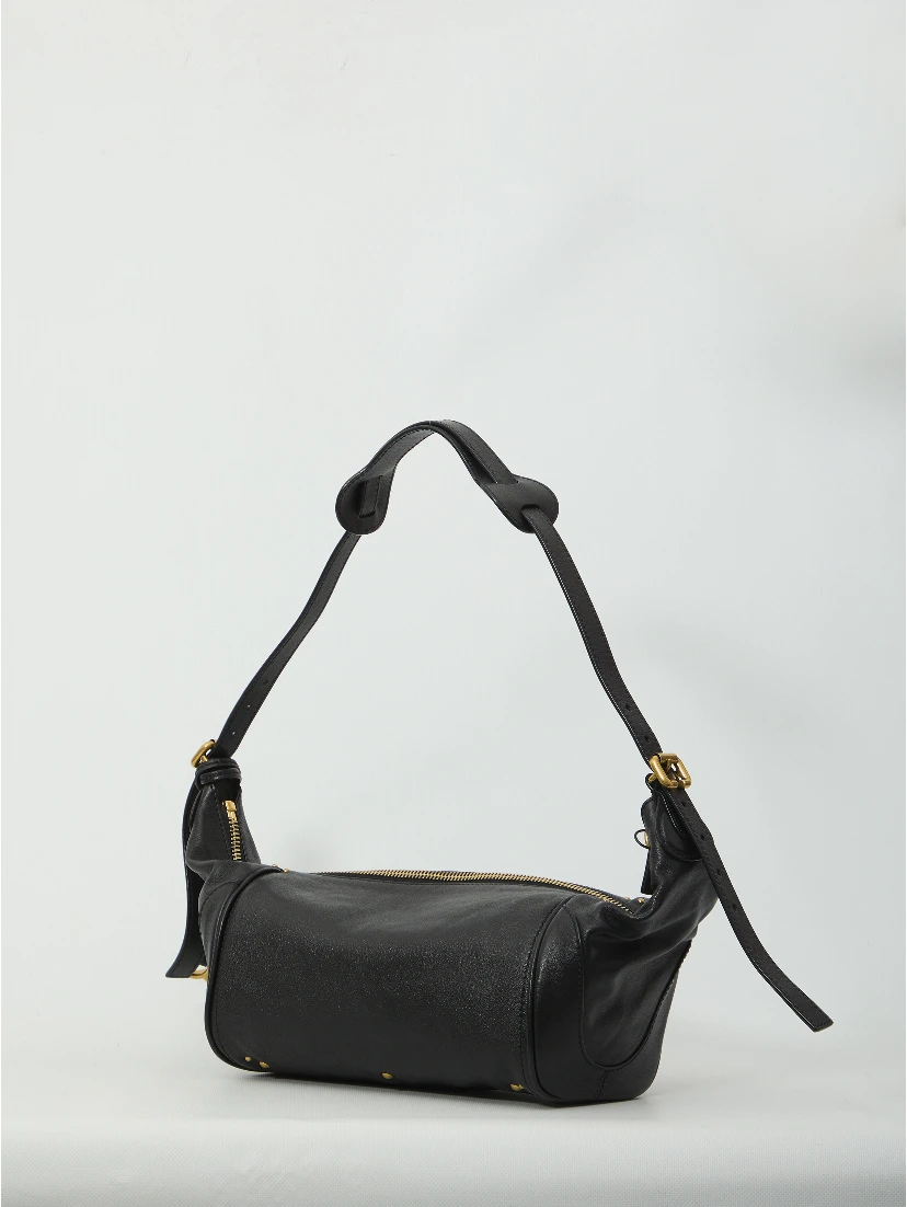 Grained leather Paddington crossbody bag