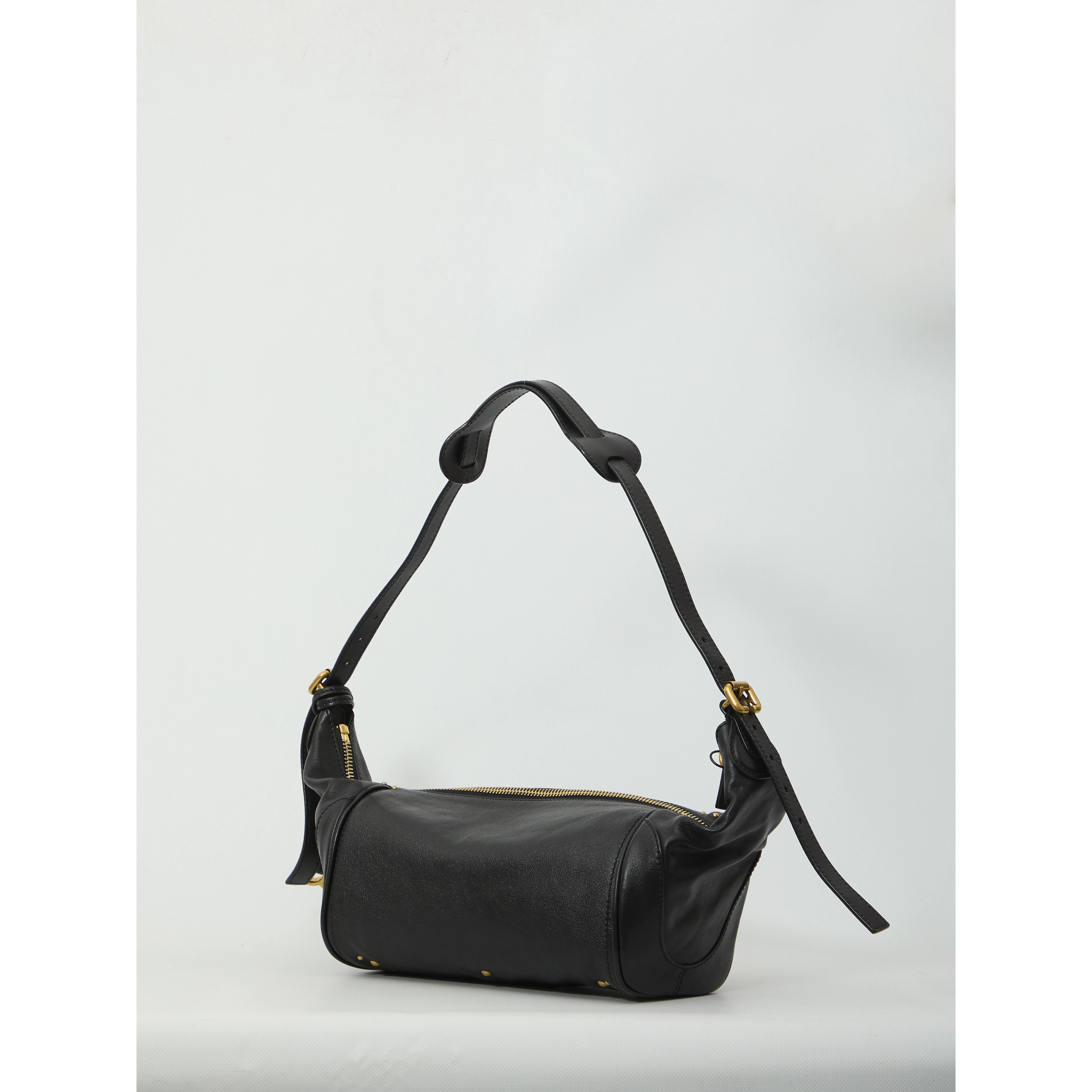 Grained leather Paddington crossbody bag