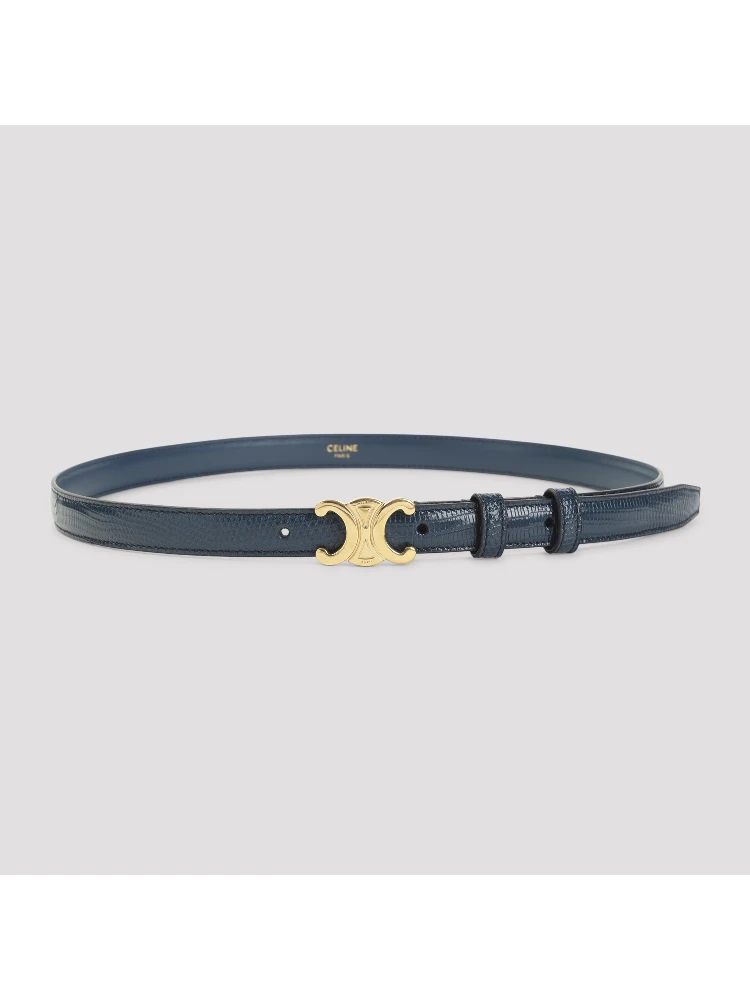 Celine Triomphe Leather Belt