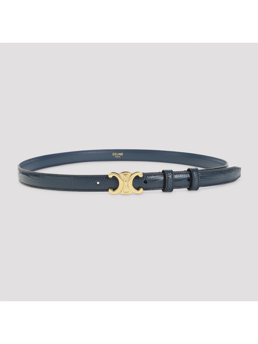 Celine Triomphe Leather Belt